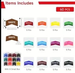 60 Pieces MTG Dice Counters Set NEW Tcg Games Cards Toys RPG DnD Gaming Pokemon - Image 3