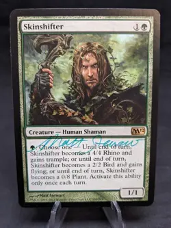Skinshifter | MTG Magic the Gathering Core 2012 | Artist Signed | NM | A - Image 1