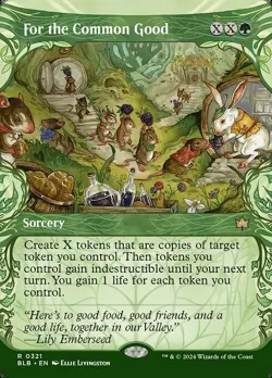 For the Common Good-Bloomburrow-Borderless-Regular-321-NM - Image 1