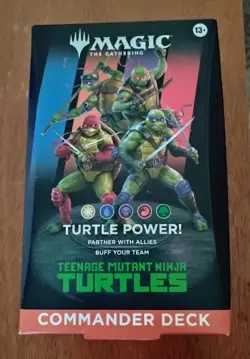 Magic The Gathering - Teenage Mutant Ninja Turtles Commander Deck - Turtle Power - Image 1