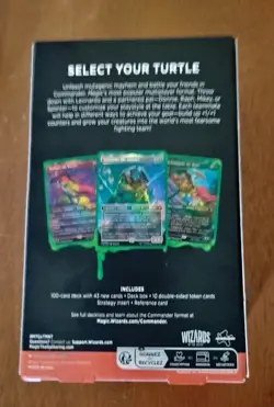 Magic The Gathering - Teenage Mutant Ninja Turtles Commander Deck - Turtle Power - Image 2