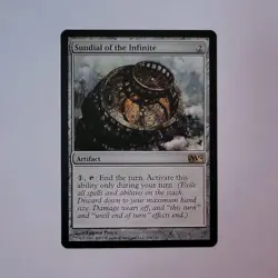 Magic The Gathering Sundial of the Infinite M12 Rare Artifact Regular EN 218 - Image 1