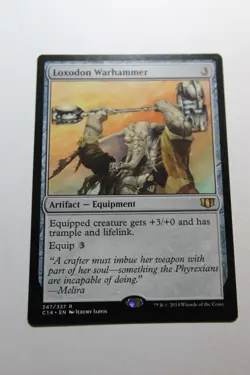 MTG Loxodon Warhammer x1- -Commander 2014-Lightly Played - Image 1