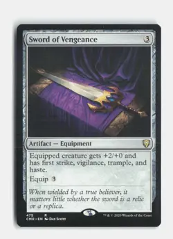 Sword of Vengeance 475 Commander Legends MTG NM - Image 1