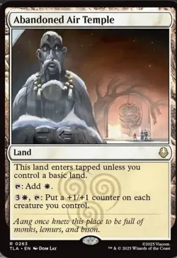 FOIL ABANDONED AIR TEMPLE 0263 Avatar The Last Airbender MTG NM - Image 1
