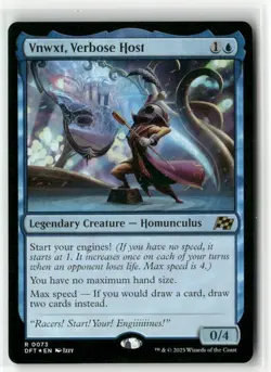 Vnwxt, Verbose Host 73 Foil Near Mint MTG Aetherdrift Magic - Image 1