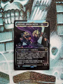 Shredder, Shadow Master (Surge Foil) (Borderless) Teenage Mutant Ninja Turtles - Image 1