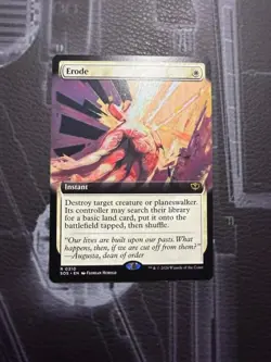 Erode Secrets of Strixhaven Extended Art Rare - Image 1