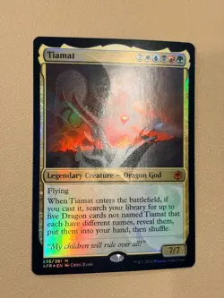 Tiamat (ampersand promo) - Foil - English - MTG AFR promo - Image 1