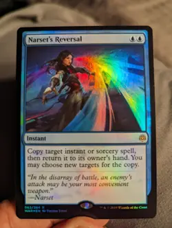 1x Narset's Reversal FOIL NM - MTG War of the Spark WAR Magic x1 - Image 1