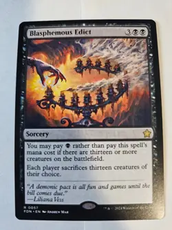 MTG - Blasphemous Edict - Foundations - Image 1