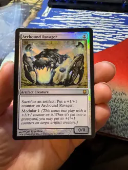 MTG Magic the Gathering Arcbound Ravager (100/165) Darksteel LP FOIL - Image 1