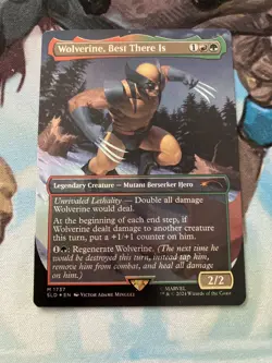 1x MTG Wolverine, Best There Is Rainbow Foil Secret Lair Magic the Gathering NM - Image 1