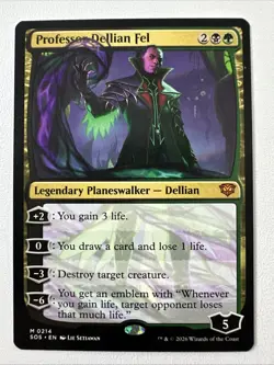 Professor Dellian Fel Secrets of Strixhaven Regular - Image 1