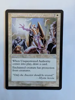 Unquestioned Authority Judgment Regular - Image 1