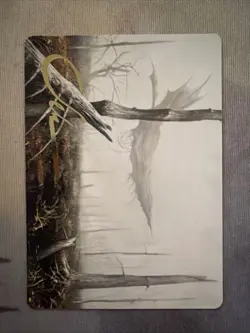 1x Art Series Gold Signature- Swamp- Seb McKinnon- Dominaria United- Mtg Magic - Image 1