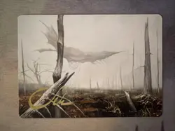 1x Art Series Gold Signature- Swamp- Seb McKinnon- Dominaria United- Mtg Magic - Image 2