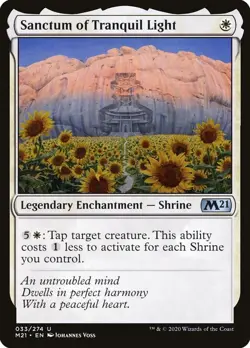 Sanctum of Tranquil Light 33 Uncommon Core Set 2021 Lightly Played - Image 1