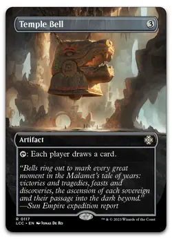 Temple Bell (Borderless) #117 (NM) Lost Caverns of Ixalan LCC Magic MTG - Image 1