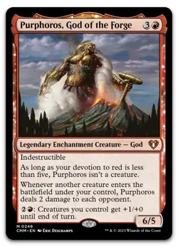 Purphoros, God of the Forge #246 (NM) Commander Masters CMM Magic MTG - Image 1