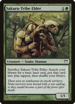 FOIL Sakura-Tribe Elder MTG Champions of Kamigawa - Image 1