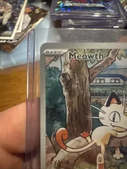 Pokemon Meowth 106/094 – Phantasmal Flames – English IR (Illustration Rare) NM - Image 3