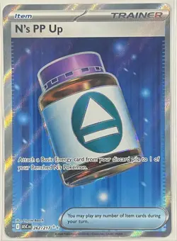 Pokemon TCG - N's PP Up 262/217 Ultra Rare Holo Ascended Heroes NM - Image 1