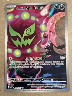 Pokemon Cynthia's Spiritomb 244/217 Me: Ascended Heroes Holo Illustration Rare - Image 1