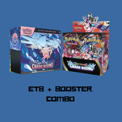 Pokemon TCG: Mega Evolution-Chaos Rising Booster Booster + ETB Combo - Image 1
