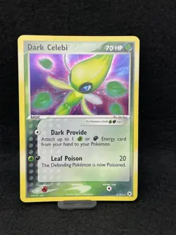 Dark Celebi Hidden Legends 4/101 - Near Mint Holo Pokemon Card ultra Rare - Image 1