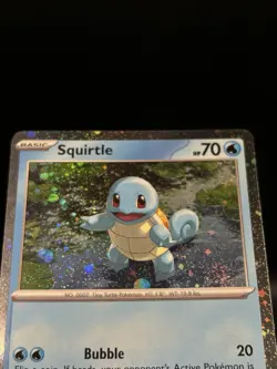 Squirtle 048 (Swirl) - Pokemon Scarlet & Violet Black Star Promo Card - NM - Image 4