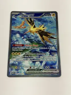 Pokemon TCG Zapdos Ex 202/165 Illustration Rare Scarlet & Violet 151 Near Mint - Image 4