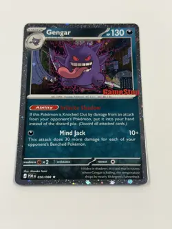 Pokemon TCG Gengar 050/088 Promo GameStop Exclusive Stamped Perfect Order Mint - Image 4
