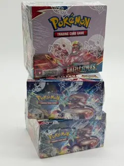 Lot of (3) Pokemon TCG Sword & Shield Battle Styles Booster Boxes SEALED - Image 1