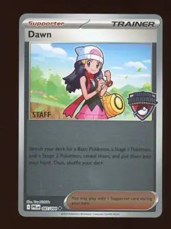 Pokemon Dawn Staff Promo Regional Championship #087 - Image 1