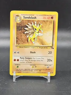 Sandslash 41/62 Uncommon Fossil Pokemon Unlimited Lightly Played - Image 1