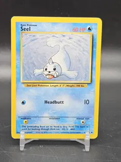 Seel 41/102 Uncommon Base Set Unlimited Pokemon Lightly Played - Image 1