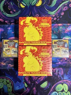 Pokemon Mystery Power Cube x2 Vivid Voltage ETB x2 Lot Deal (Rare) - Image 1