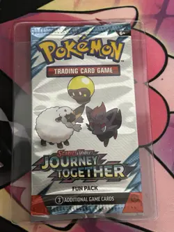 Pokemon: Scarlet & Violet Journey Together Fun Pack Booster (3 Cards) SEALED - Image 1