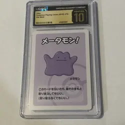 2019 Pokemon Japanese Old Maid Ditto CGC 10 PRISTINE Playing Card - Image 1