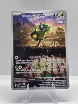 Teal Mask Ogerpon 123 Holo Promo Scarlet & Violet Promo Pokemon NM #2 - Image 1