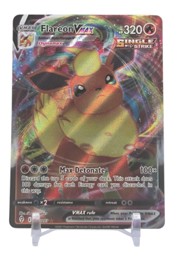 Flareon VMAX 018/203 Evolving Skies Ultra Rare Pokemon Card NM - Image 1