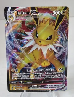 Pokemon Jolteon Vmax 051/203 Rare Holo Evolving Skies Sword & Shield Pokemon - Image 1