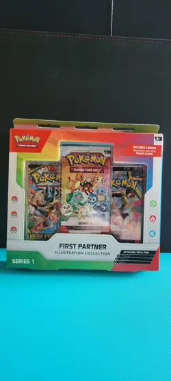 First Partner Illustration Collection Box Pokemon Trading Card -Brand New Sealed - Image 1