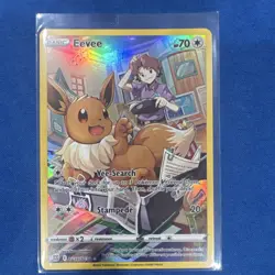 Pokemon Eevee Ultra Rare Holo Brilliant Stars TG11/TG30 70 HP English - Image 1