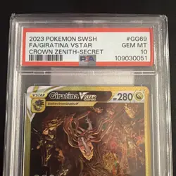 2023 Pokemon SWSH Crown Zenith Giratina VSTAR Galarian Gallery #GG69/GG70 PSA 10 - Image 2