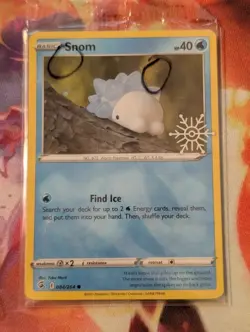 Snom 084/264 ~2X Swirl~ Factory Sealed Snowflake Stamped Cosmo Holo Pokemon NM - Image 1