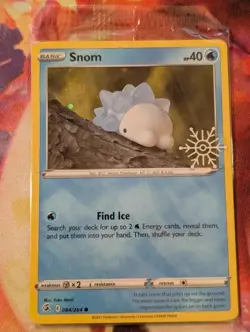Snom 084/264 ~2X Swirl~ Factory Sealed Snowflake Stamped Cosmo Holo Pokemon NM - Image 4