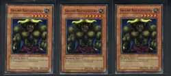 Yugioh Swamp Battleguard MRD-063 Common Unlimited LP/MP x3 - Image 1