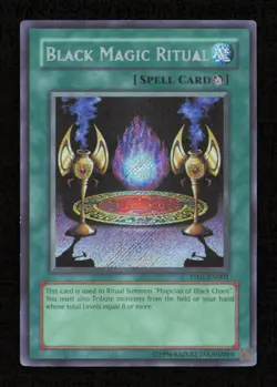 Black Magic Ritual PP01-EN002 Secret Rare Premium Pack 1 Yu-Gi-Oh Unlimited LP - Image 1